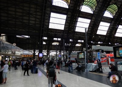 Interior de la Estación Central de Milán