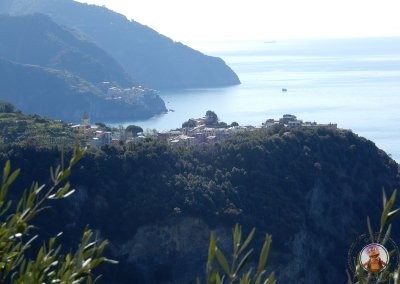 Vistas de Corniglia y Manarola durante el sendero