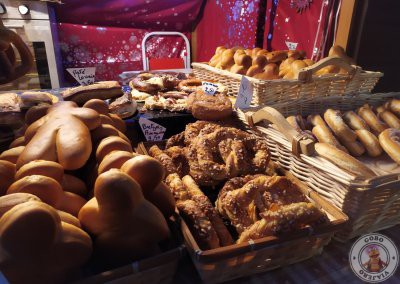 Puesto de los mejores bretzel que hemos comido