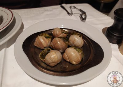 Comer en París - Escargots (caracoles) - AU PIED DE COCHON